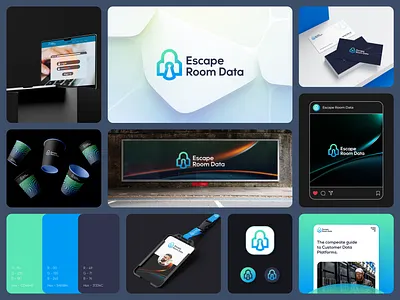 Cyber security services company logo design branding. brand branding identity branding cyber security logos data design digital app finance insurance security home security icon icons symbol lock logo logo logo design mark logomark brandmark minimalist logo modern logo room data logo security company security logo tech logo technology