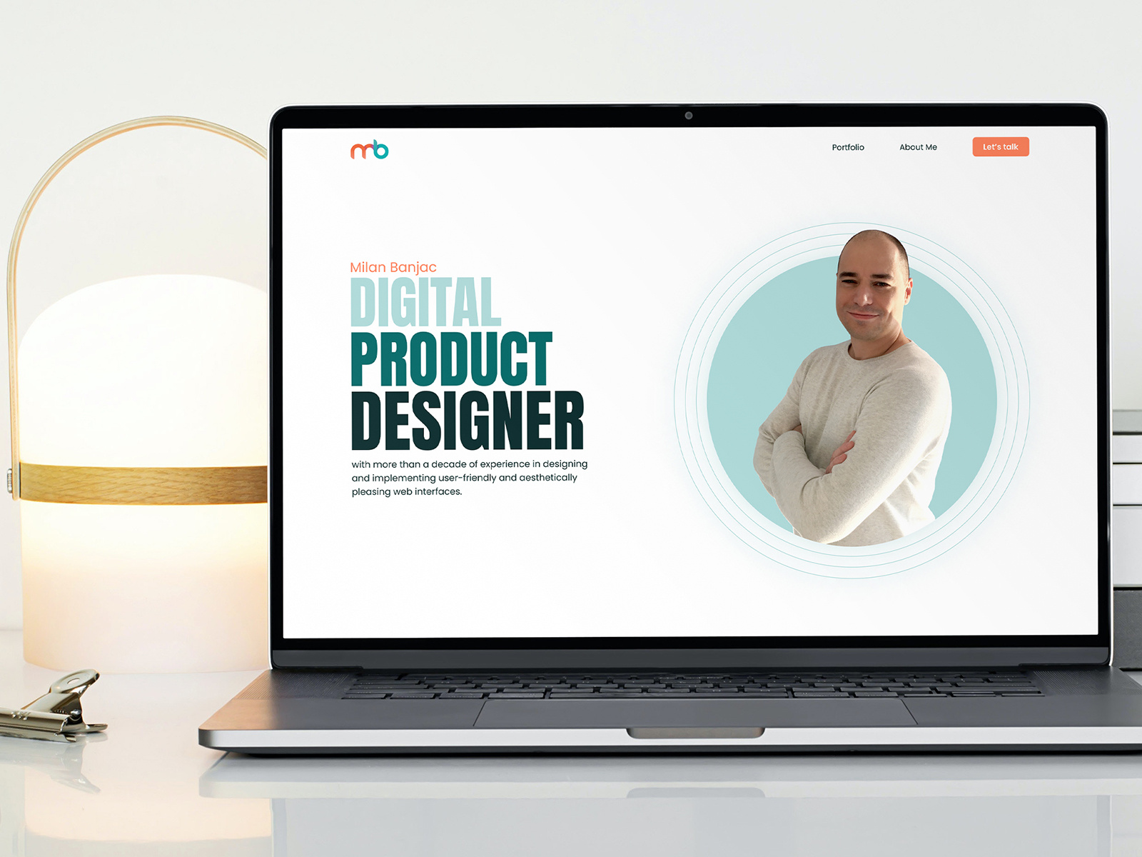 Personal portfolio website cv design personal portfolio ui website