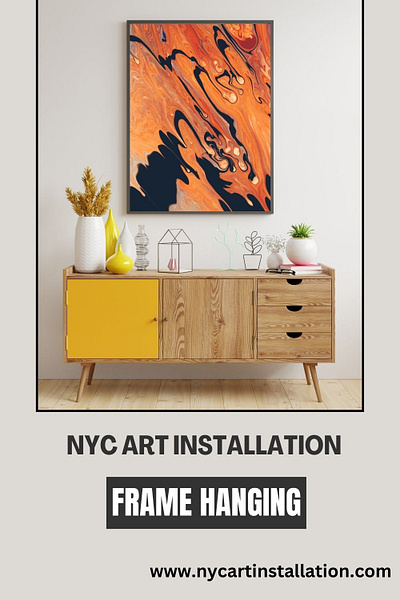 Art Frame Hanging NYC artframehanging artinstallation picturehanging