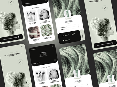 BEAUTYBAY App UI Design app design beauty design graphic design ui