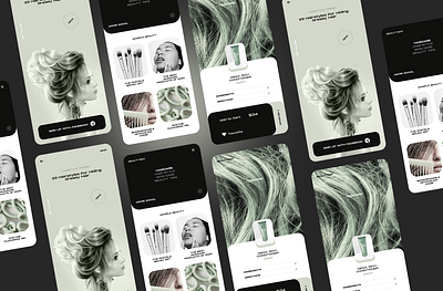 BEAUTYBAY App UI Design app design beauty design graphic design ui