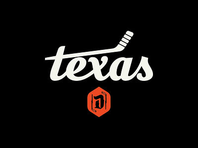 Texas artwork branding concept design graphic design hockey houston illustration logo logo design texas
