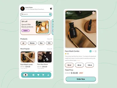 Beauty App beauty app daily ui figma ui ui design