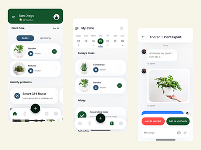 SmartPlant® & Tree Care App app mobile ui ux