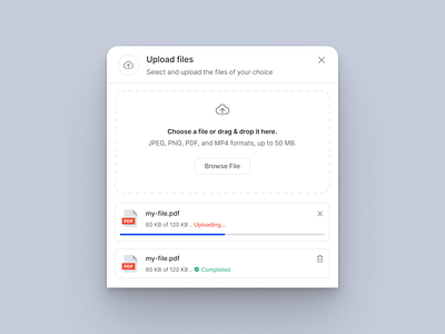 Files Upload UI/UX Design designinspiration dribbbleshot file uplode graphicdesign ui design uiux design userinterface ux visualdesign webdesign