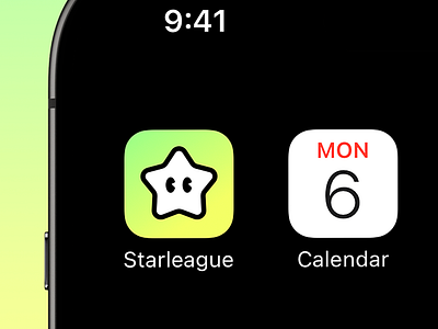 Star League App Logo app logo design dribbble icon logo mobile app star ui