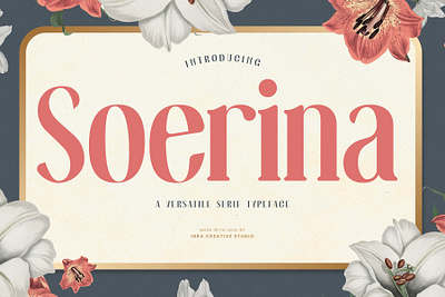 Soerina – A Versatile Serif Typeface simple font