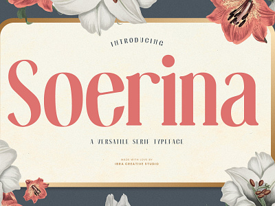 Soerina – A Versatile Serif Typeface simple font