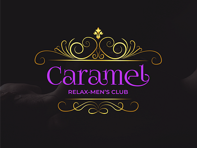 LOGO "Caramel" - Relax Men`s Club design font graphic design illustration illustrator logo typography vector