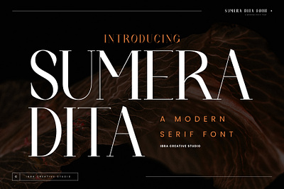 Sumera Dita – A Modern Serif Font simple font