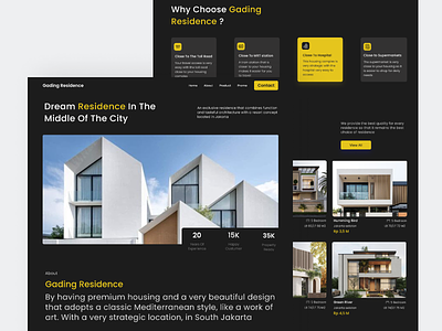 House Residence design ui ux web