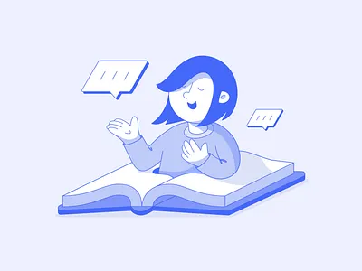 Personal Narrative Essay bblog cartoon design esssay flat graphic design ill illustration ui vector