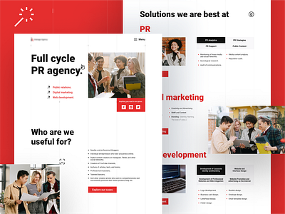 PR Agency agency ui ui|u[ design