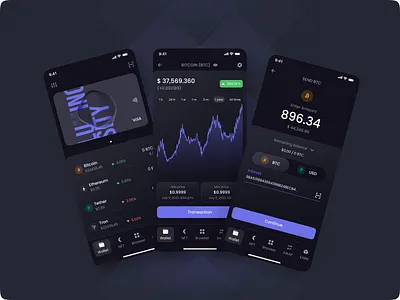 Crypto Wallet 3d agency bitcoin blockchain branding crypto crypto trading crypto wallet cryptocurrency cryptocurrency app cryptocurrency exchange dashboard design digital currency ethereum gotoinc graphic design illustration logo ui