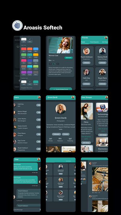 Social Media Platform android app applications customized design development flutter ios app mysql php react social media uiux web app