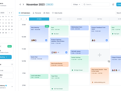 Calendar UI align ui calendar calendar view light calendar light theme product product design