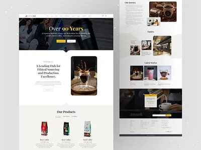 Coffee Website Design adventure site breakfast cafe cappuchino coffee coffee culture coffee landing page coffee roasters coffee shop coffee website drink ecommerce espresso home page design interactive design landing page landing page ui design rogue studio