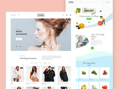 Multipurpose eCommerce HTML Template - Young responsive