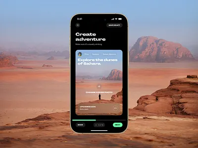 Teleporting — adventure app app branding mob mobile app ui uiux ux