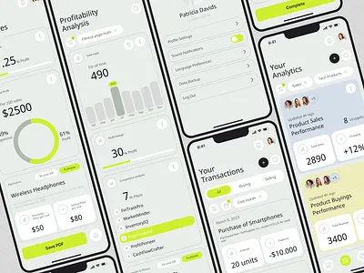 Business Analytics mobile app design analytics b2b business crm data design finance fintech graphic design grid ios minimalism mobile platform product design saas software statystics ui ux