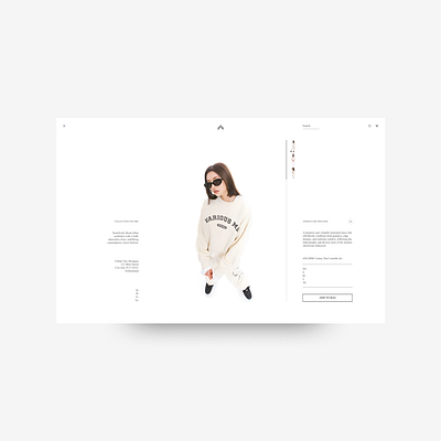 Encore - Concept branding clothing fashion graphic design interface minimal ui web design