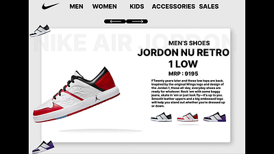 Shoe order page