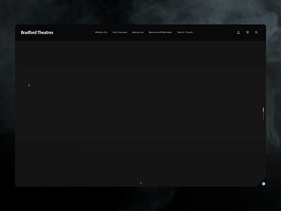 Bradford Theatres acting animation bradford branding concert digital design entertainment events graphic design motion performance performing arts theater theatre theme transition ui venue web design yorkshire