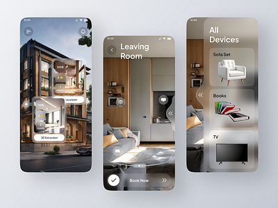 PulseGuard - Smart home | App | AR app design application ar autpmation b2b creative ui crm device home innovation luxury minimal mobile saas smart home software technology ui ui design ux