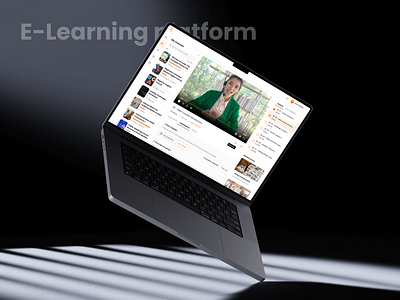 E-Learning platform app app design branding design desktop e learning figma ui ux web website
