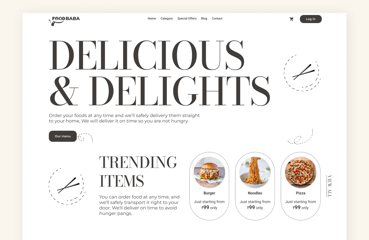 Food Restaurant landing page app food app food delivery food delivery landing page food delivery website food delivey app food webiste graphic design landing page logo ui uiux user experience user interface ux uxui visual deisgn web webiste wireframe