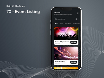 Daily UI #70 - Event Listing dailyui dailyuichallenge design event listing ui uidesign