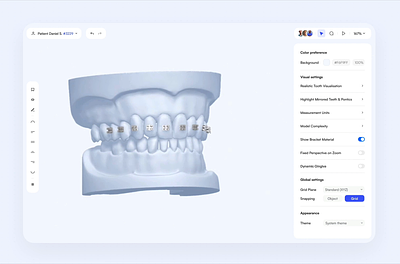 🧑‍⚕️ DentaLume - Orthodontists App Concept 3d animation app appdesign braces branding dental design ecosystem inspiration interface medcare medical medicare medtech motion graphics orthodontics spline ui ux