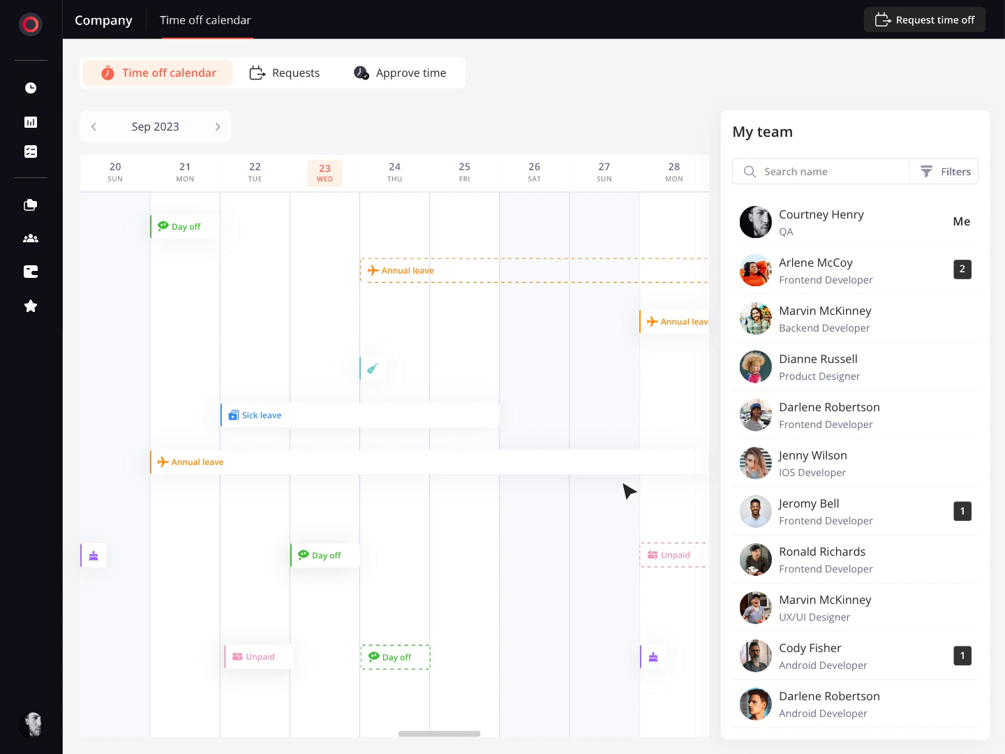 Time Off Calendar By Olga Spornova On Dribbble time-off-calendar-by-olga-spornova-on-dribbble