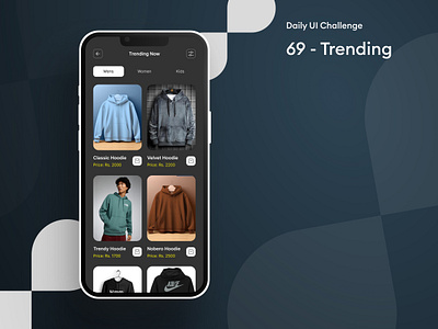 Daily UI #69 - Trending dailyui dailyuichallenge design trending ui uidesign