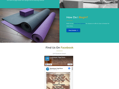 Web Design for Local Yoga Studio websitedesign yogawebdesign