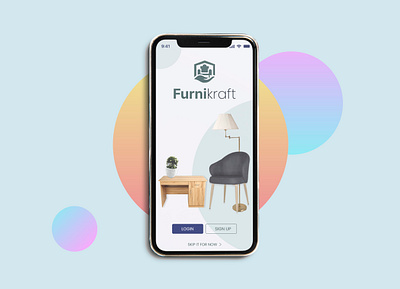 Furnicart App Design By Figma 3d animation app design branding graphic design logo ui uiux design