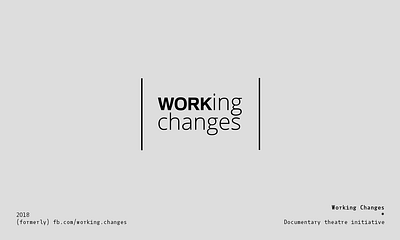 WORKing changes logo branding design graphic design illustration labour logo design non profit organising syndicate union worker welfare workplace