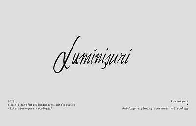 Luminișuri book title book design branding calligraphy design graphic design hand drawn illustration logo logo design queer