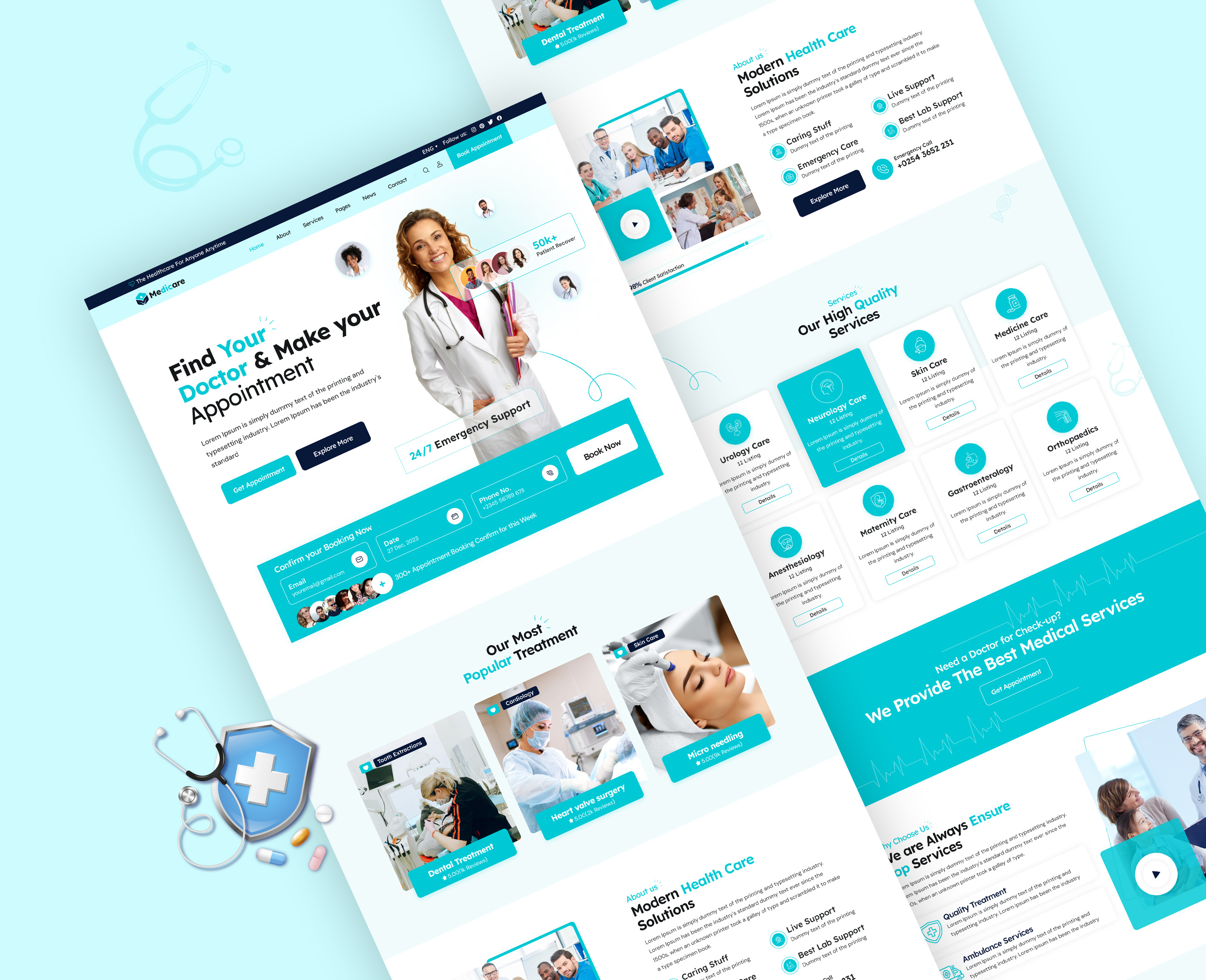 Medical & Doctor Directory Landing page UI advertising figma figma design health care landingpage medical medical directory medical landing page product product design ui ui design uiux user interface ux design website xd
