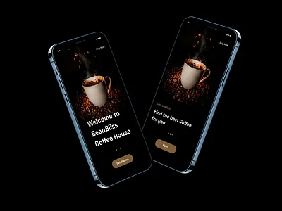 Coffee App Onboarding Screen
