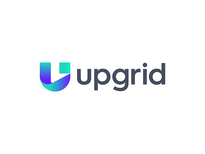 Upgrid brand identity grid icon letter mark logo logo mark logomark logotype modern professional shape symbol u u letter upgrid vector