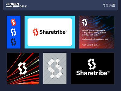 Sharetribe - Logo Design branding branding design logo logo design monogram s share tribe visual identity design