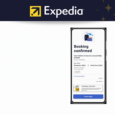 Introducing a new feature, Expedia Travel Challenge! animation competitive research empathy mapping figma gamifying product reserach prototyping retention of existing users ui user centered design ux ux behind ui wireframing