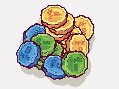 Coins/Tokens/Trade app design graphic design illustration logo vector