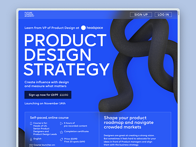 Product Design Strategy Course 3d branding graphic design ui