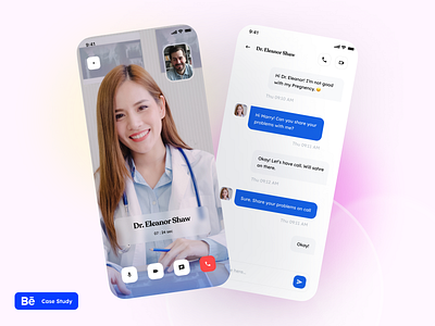 Online Medical Health & Doctor Appointment App android app appointment consultation design health care ios medical mobile online ui ux