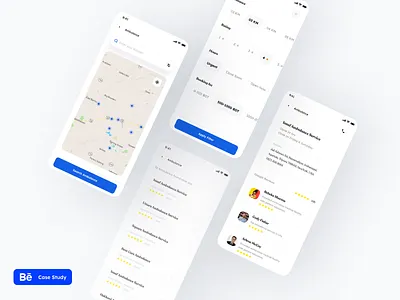 Find & Call Ambulance- Online Medical Health App android app consultation design doctor health care ios medical mobile online ui ux