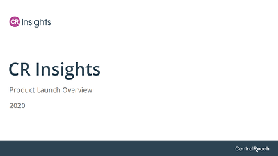 CR Insights Product Conception & Development Plan