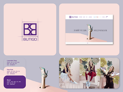 Butigo butigo design ecommerce fashion shoes ux uı web design