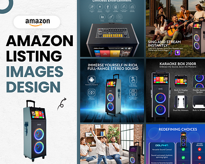 Amazon Listing Images - Karaoke Box amazon amazonlisting amazonlistingimages branding design graphic design graphicdesign illustration listingimages photoshop